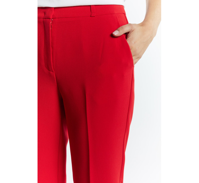 Monnari Elegantní kalhoty Elegantní dámské kalhoty Červená barva