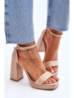Sandály na podpatku  model 179871 Step in style