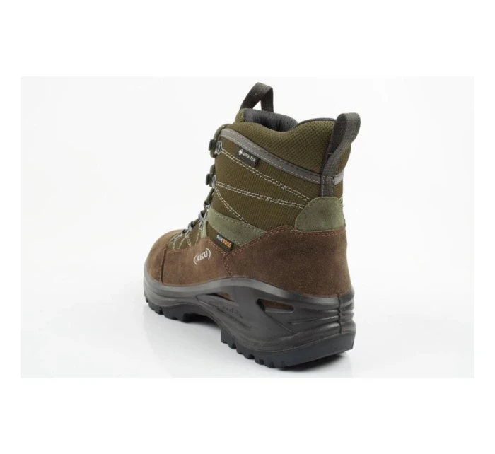 Aku Cimon Gore-tex pánská trekingová sportovní obuv kožená zeleno-hnědá Aku Cimon Gore-tex pánská trekingová sportovní obuv kožená zeleno-hnědá