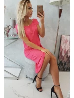 Asymetrické fuchsiové šaty Asymetrické fuchsiové šaty