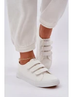 Nízké Tenisky Na Suchý Zip Bílé model 21684221 - Boto Nízké Tenisky Na Suchý Zip Bílé model 21684221 - Boto