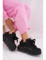 Dámské Kožené Tenisky Na Masivní Platformě GOE RR2N4044 Černé