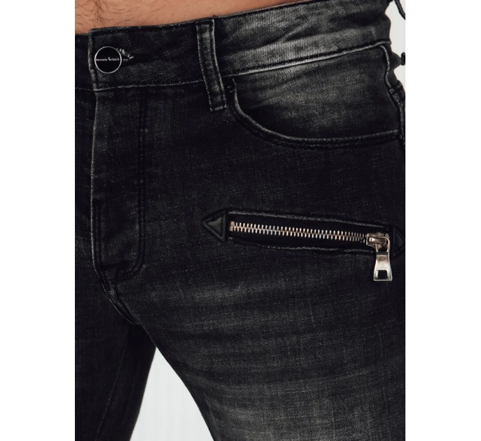 Pánské tmavě šedé džínové kalhoty Dstreet model 21972534 - FashionStreet