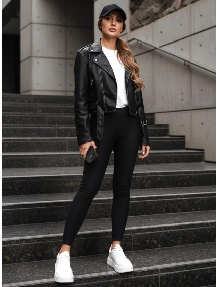 Dámské legíny černé FashionStreet UY2732 Dámské legíny černé FashionStreet UY2732