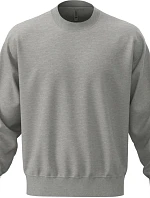 Next Level Apparel N 9007 Těžká oversize unisex mikina 08.9007 heather grey