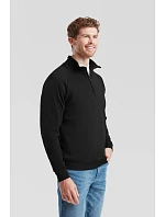 Fruit of the Loom Classic Zip-Neck Sweat Mikina s 1/4 zipem 16.2114 heather grey Fruit of the Loom Classic Zip-Neck Sweat Mikina s 1/4 zipem 16.2114 heather grey