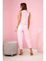 Set vesta + kalhoty bonbónově růžová Set vesta + kalhoty bonbónově růžová