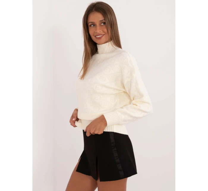 Jumper AT SW model 20503825 ecru - FPrice Jumper AT SW model 20503825 ecru - FPrice