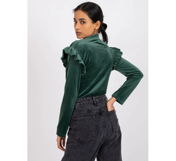 Halenka DHJ BZ 6533B.85 tmavě zelená