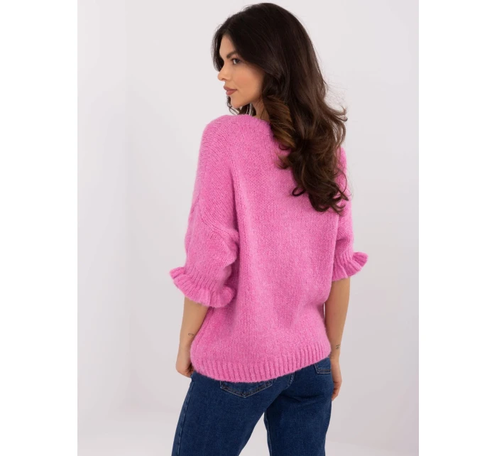 Sweter MI SW model 20913002 różowy - FPrice Sweter MI SW model 20913002 różowy - FPrice