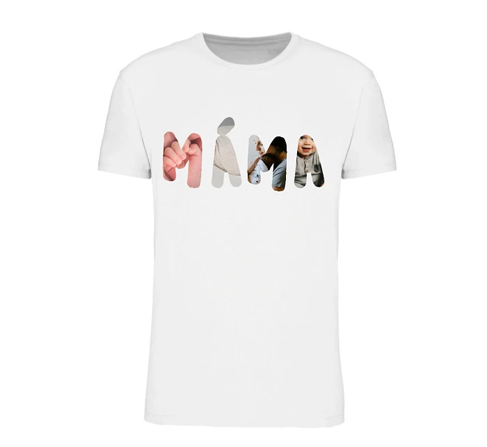 Personalizované dámské tričko - máma/babi z fotek Personalizované dámské tričko - máma/babi z fotek