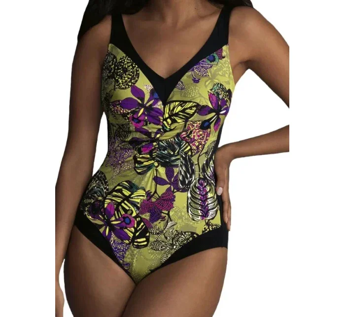 Jednodílné plavky 7319 M2 černo-khaki - Anita Jednodílné plavky 7319 M2 černo-khaki - Anita