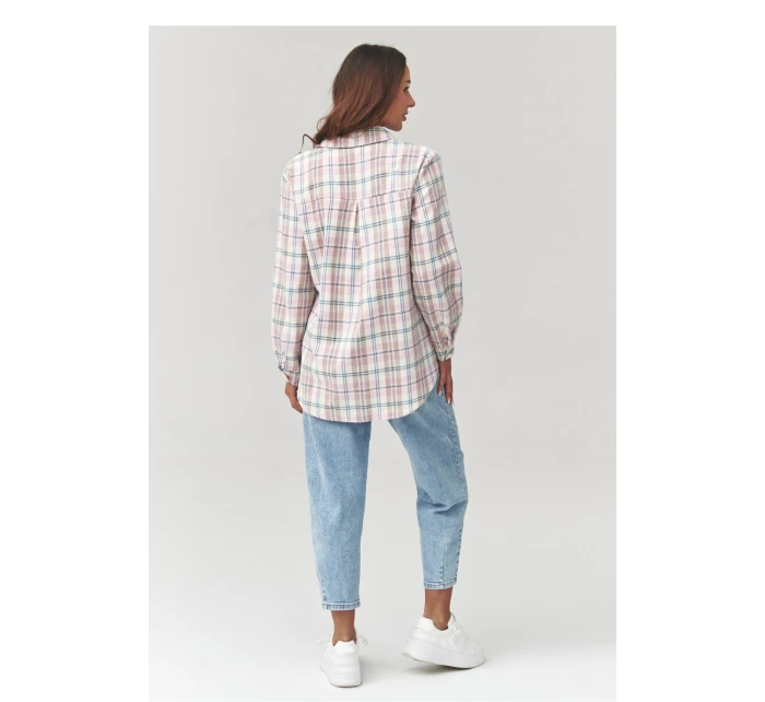 Košile s dlouhým rukávem  model 223232 Makadamia