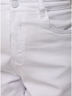 Dámské džínové šortky bílé FashionStreet SY0524