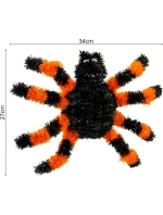 DEKORATIVNÍ FIGURKA HALLOWEENSKÝ PAVOUK ORANŽOVÝ DEKORATIVNÍ FIGURKA HALLOWEENSKÝ PAVOUK ORANŽOVÝ