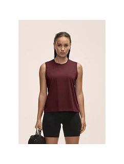 Dámské tričko CASALL Graphic Tank, barva bordová