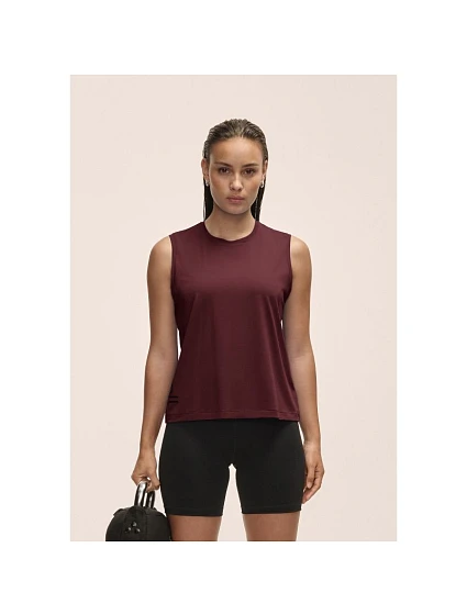 Dámské tričko CASALL Graphic Tank, barva bordová