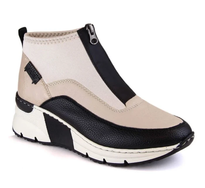 Rieker W RKR608 béžová kotníčková obuv