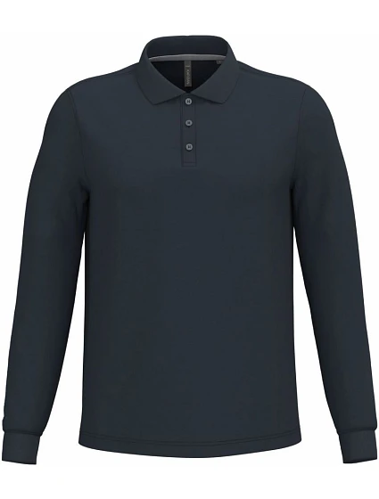 Kariban K 243 Pánské piqué polo s dlouhým rukávem 20.K243 navy Kariban K 243 Pánské piqué polo s dlouhým rukávem 20.K243 navy
