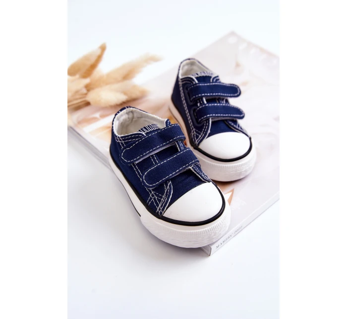 Dětské tenisky na suchý zip námořnická modrá model 21578754 - Boto Dětské tenisky na suchý zip námořnická modrá model 21578754 - Boto