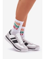 Dámské Sportovní Boty Tenisky Bílé model 21683225 - Boto Dámské Sportovní Boty Tenisky Bílé model 21683225 - Boto