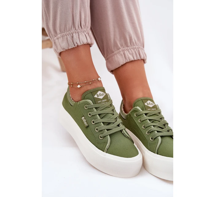 Dámské Tenisky Na Platformě model 21693955 Zelené - Lee Cooper
