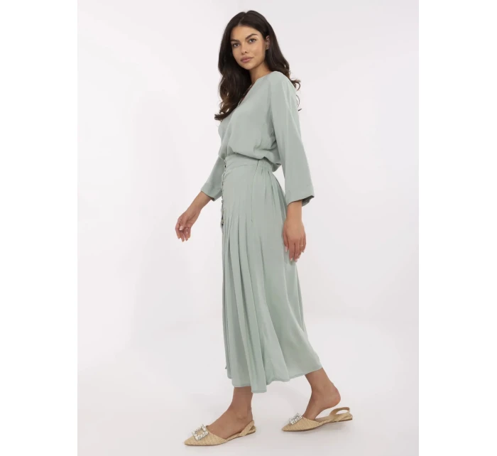 Sukně D73761M50187B pistácie Sukně D73761M50187B pistácie