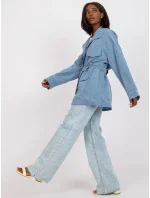 Dámský kabát EM EN 5422.22P tmavě modrý