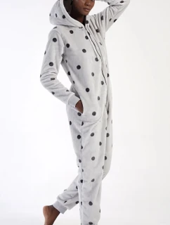 Dámský overal model 21820326 Šedá vzor - Vienetta