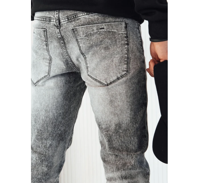 Pánské džínové kalhoty šedé FashionStreet UX4133