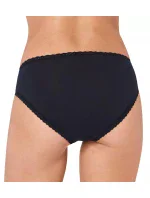 Dámské kalhotky sloggi 24/7 Cotton Lace Tai C3P - černé - SLOGGI Dámské kalhotky sloggi 24/7 Cotton Lace Tai C3P - černé - SLOGGI