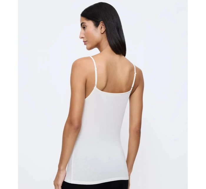 Beauty Layers Spaghetti Top Wool - WHITE - TRIUMPH WHITE - TRIUMPH Beauty Layers Spaghetti Top Wool - WHITE - TRIUMPH WHITE - TRIUMPH