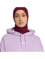 Dámská mikina adidas Essentials Linear French Terry Hoodie purple JY0036