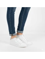 Dámské nízké tenisky ažurové z eko kůže bílé model 21906616 - Big Star