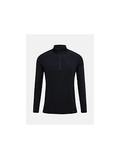 Termotriko PEAK PERFORMANCE Magic Half Zip Wool-blend Baselayer Men, černé