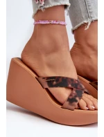 Dámské sandály na klíně 83520 Ipanema High Fashion Slide Fem Hnědé Dámské sandály na klíně 83520 Ipanema High Fashion Slide Fem Hnědé