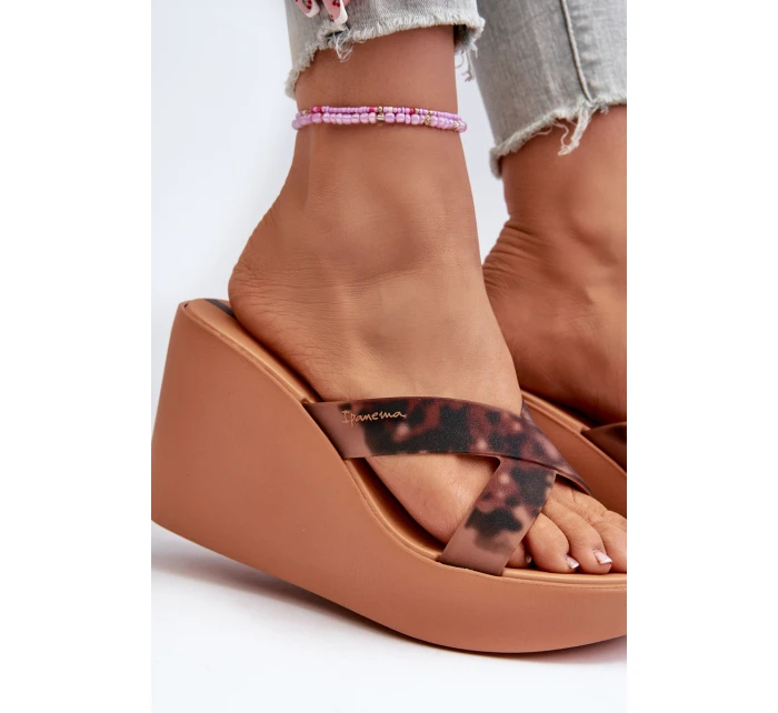 Dámské sandály na klíně 83520 Ipanema High Fashion Slide Fem Hnědé Dámské sandály na klíně 83520 Ipanema High Fashion Slide Fem Hnědé