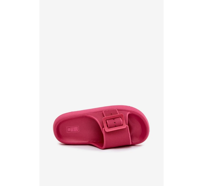 Dámské Pěnové Sandály Na Platformě S Přezkou Big Star model 21705674 Fuchsie - Big Star Shoes Dámské Pěnové Sandály Na Platformě S Přezkou Big Star model 21705674 Fuchsie - Big Star Shoes