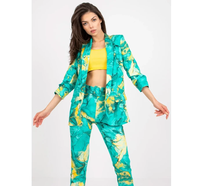 Dámské sako DHJ MA 7684A 1.22X tyrkysové