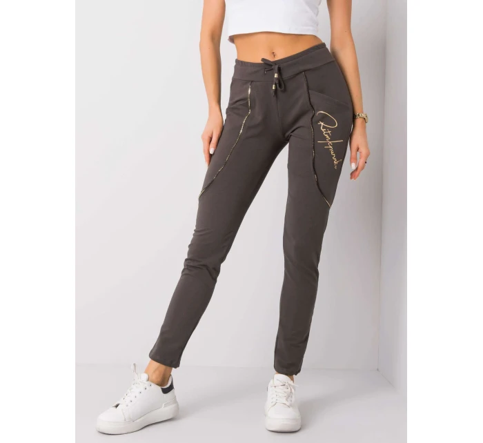 Tepláky RV DR 6046.12 tmavá khaki