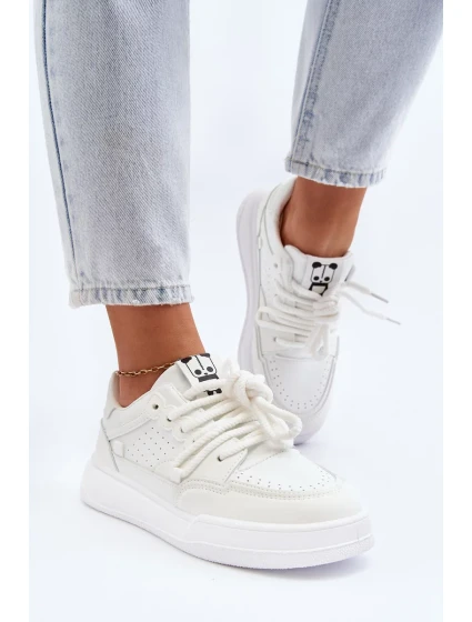 Dámské eko kožené tenisky bílé Avanalis Dámské eko kožené tenisky bílé Avanalis