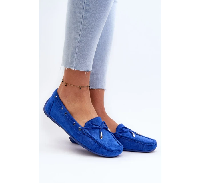Dámské semišové mokasíny Blue Si Passione