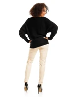 Dámský svetr s netopýřími rukávy 70003 - PeeKaBoo