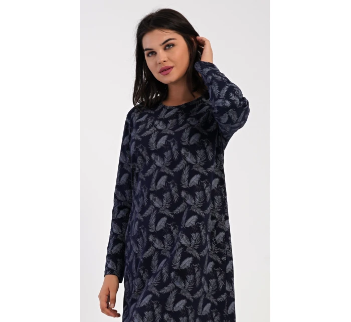 Dámské domácí šaty s dlouhým rukávem Isabela