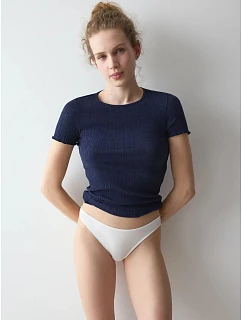 Dámská tanga Pretty Modal String Silk White bílé - TRIUMPH