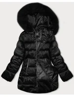 Černá dámská bunda ve tvaru model 21247495 - S'WEST Černá dámská bunda ve tvaru model 21247495 - S'WEST