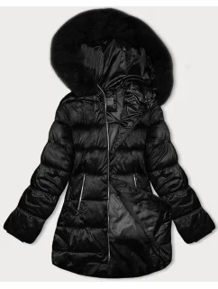 Černá dámská bunda ve tvaru model 21247495 - S'WEST