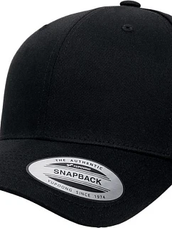 Flexfit 6389 6 panelová Snapback kšiltovka "Retro" 55.6389 black