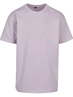 Build your Brand BY 102 Oversize tričko z těžké bavlny 56.0102 lilac