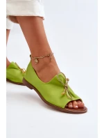 Dámské kožené baleríny model 21652455 - Zazoo Dámské kožené baleríny model 21652455 - Zazoo